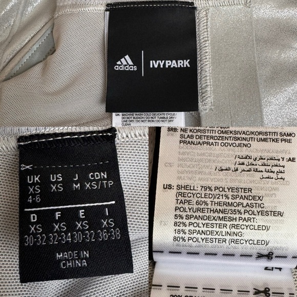 IVY PARK x Adidas Halter Sports Bra in Grey Silver XS - Picture 7 of 9